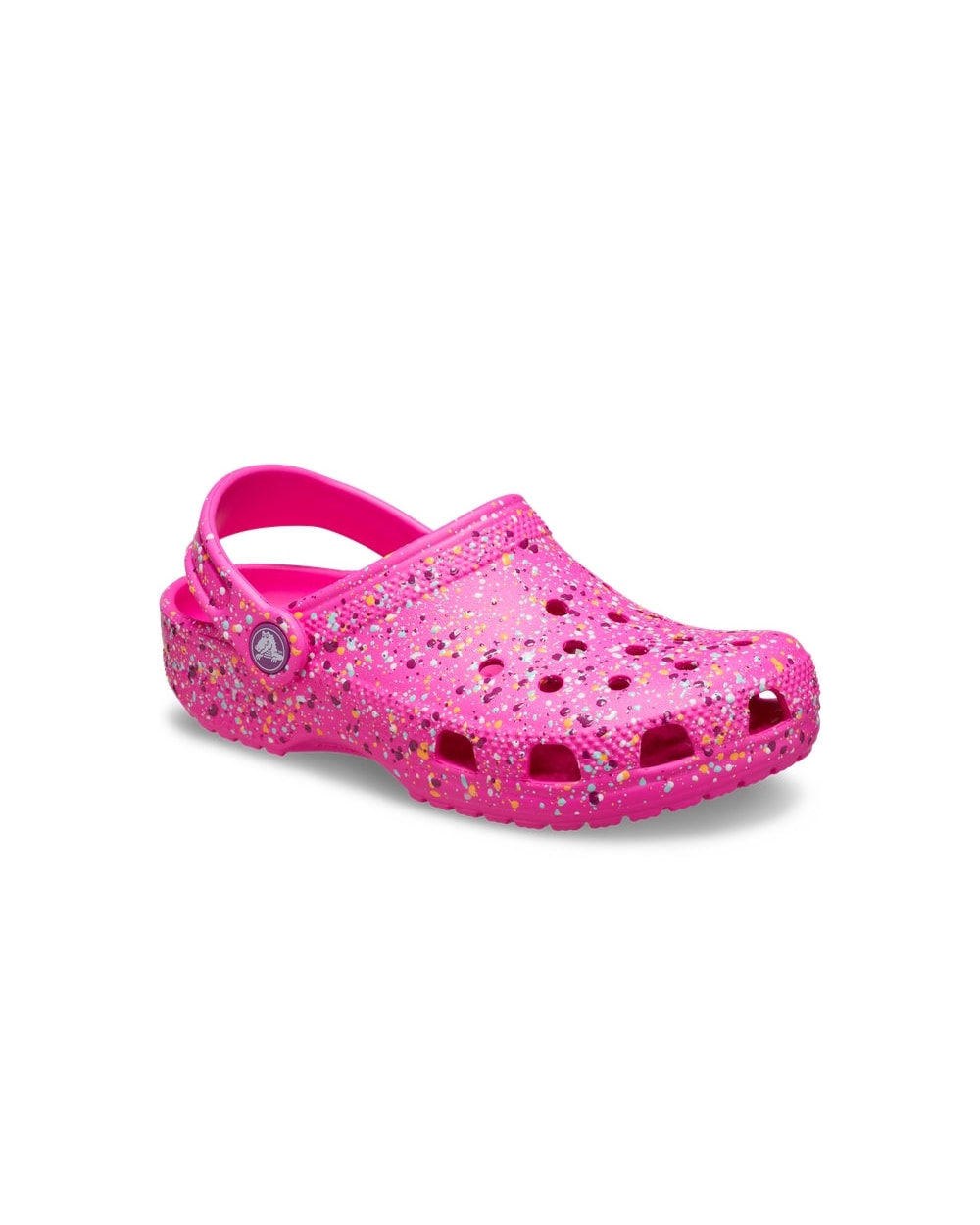 Crocs Kids Classic Paint Splatter Clog Pink Crush