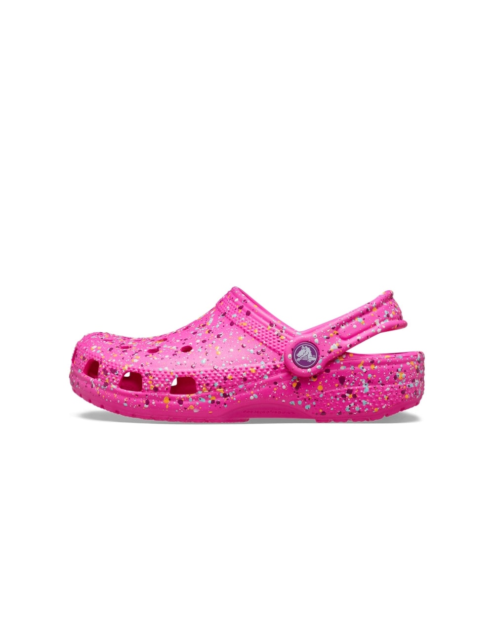 Crocs Kids Classic Paint Splatter Clog Pink Crush
