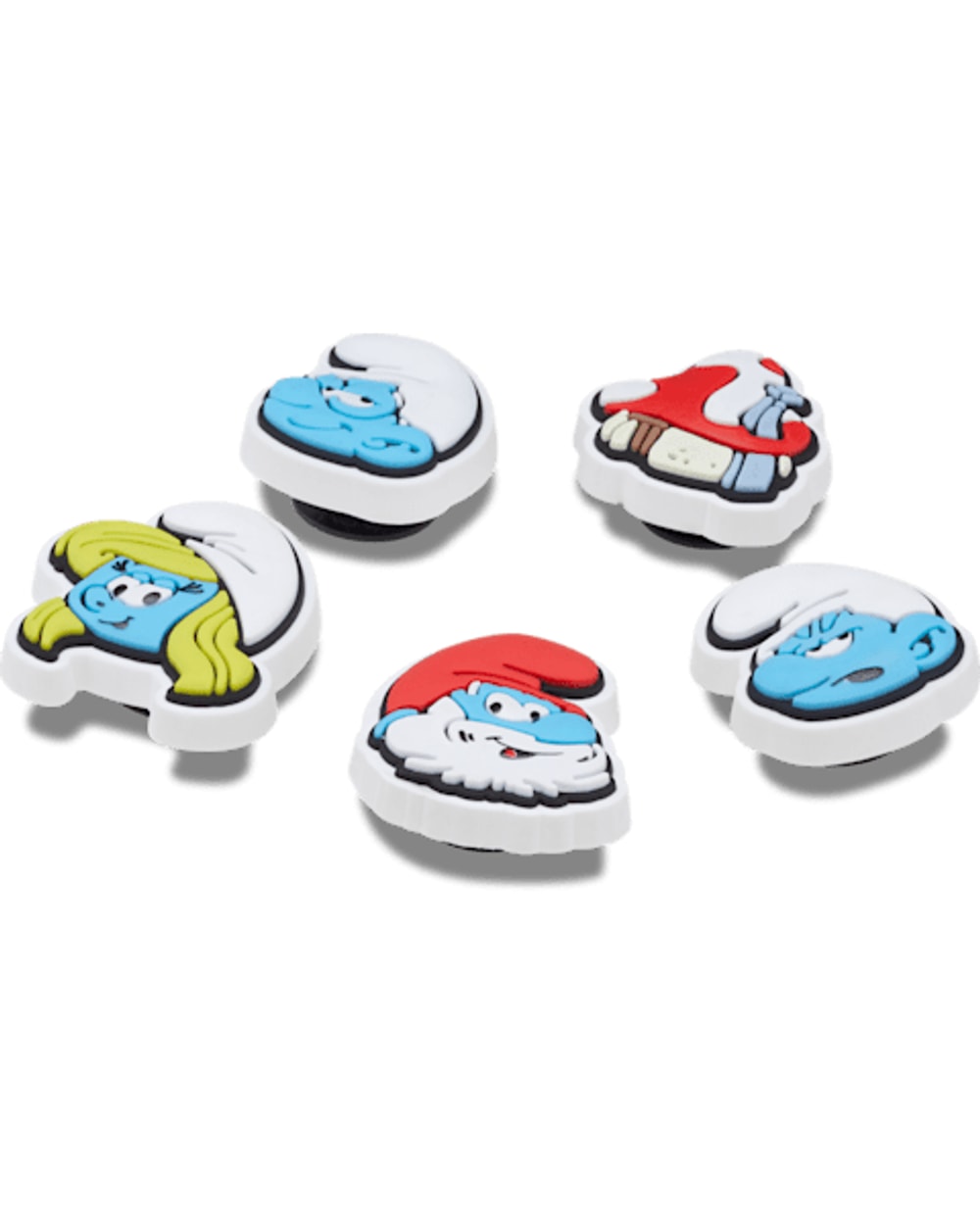 Crocs Smurfs Jibbitz Charms - 5 Pack