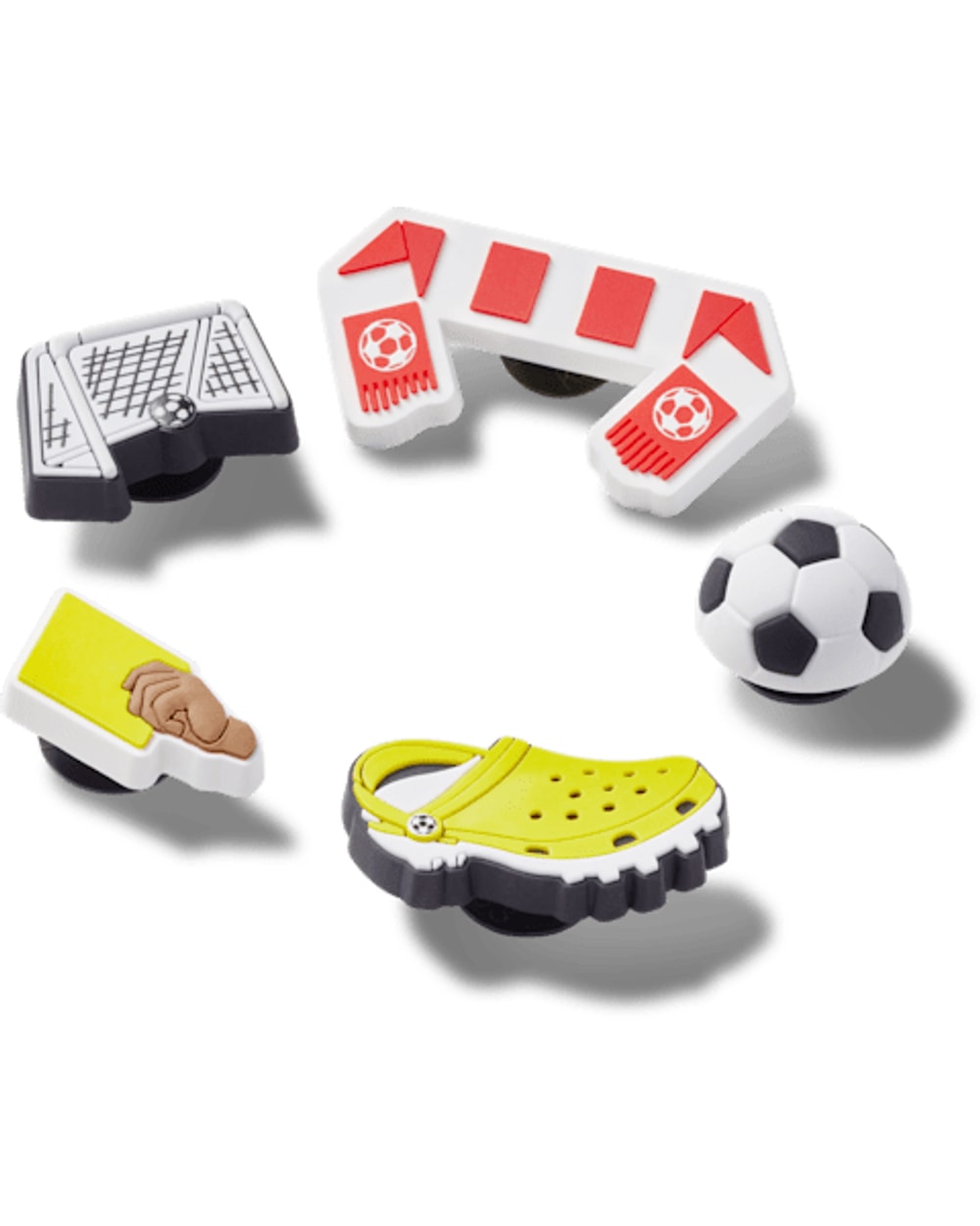 Crocs Soccer Team Jibbitz Charms - 5 Pack