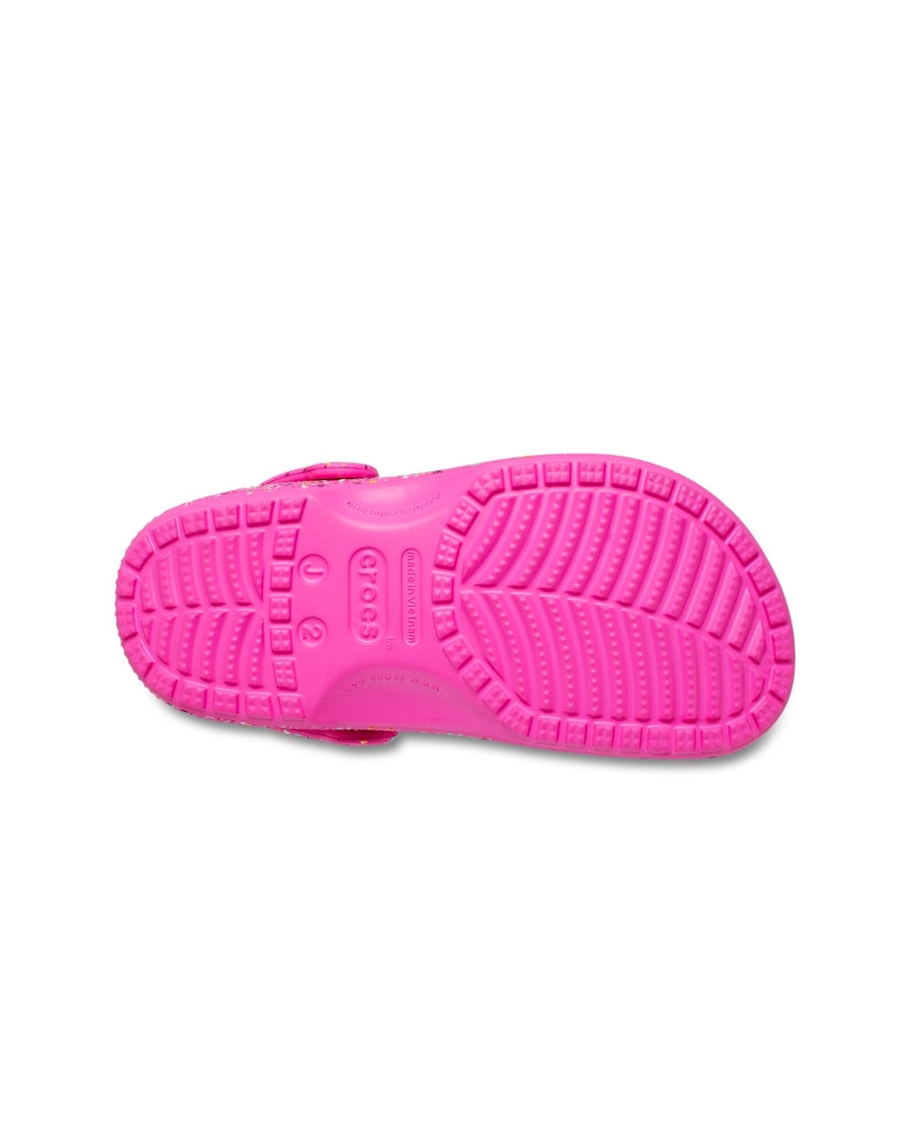Crocs Toddler Classic Paint Splatter Clog Pink Crush