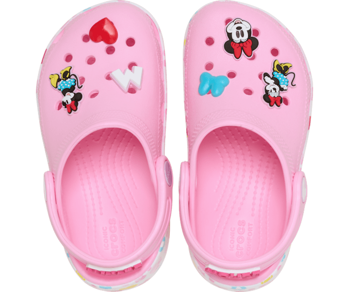 Crocs Toddlers' Mickey & Friends Minnie Classic Clogs