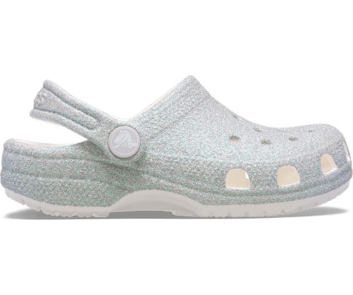 Crocs Toddler Classic Iridescent Glitter Clogs