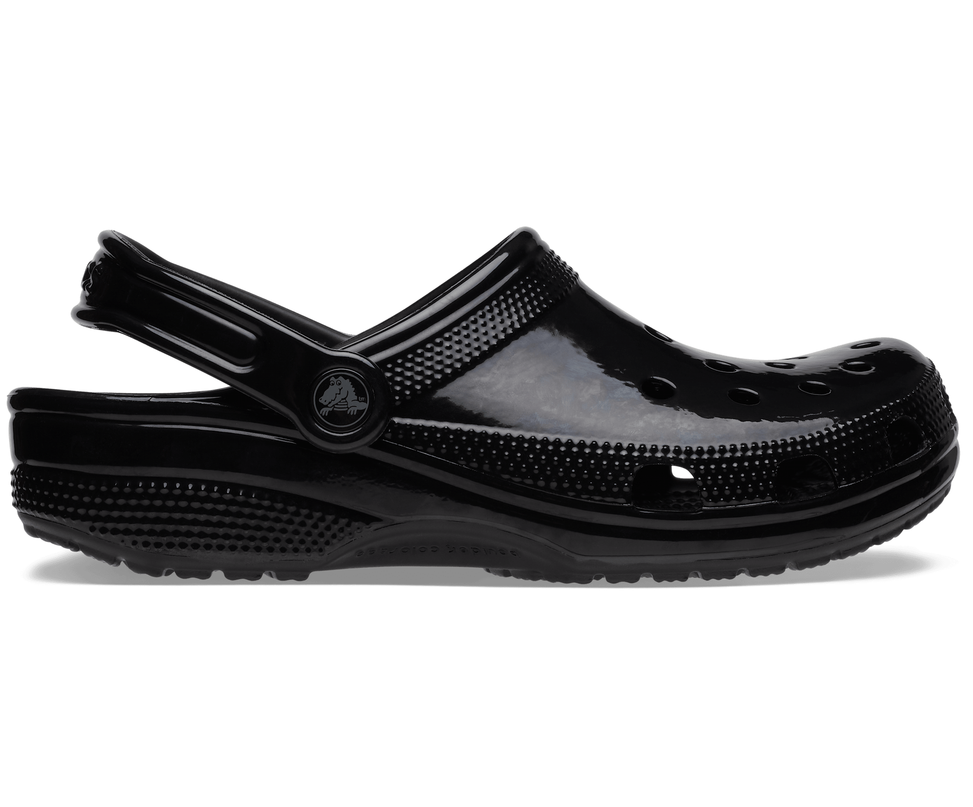 Crocs Classic High Shine Clog - Black