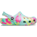 Crocs Kids' Classic Marbled Clog - Aquamarine