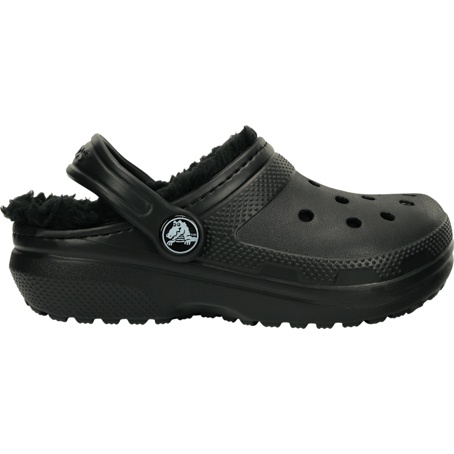 Crocs Kids' Classic Lined Clog - Black