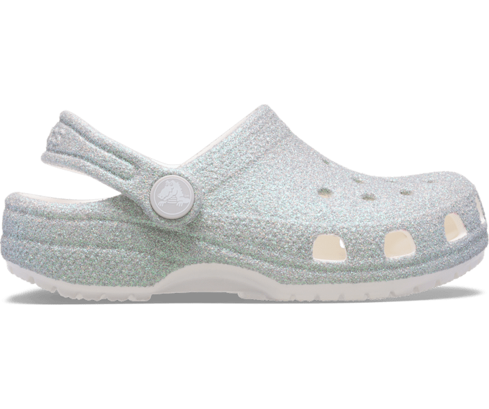 Crocs Kid's Classic Iridescent Glitter Clogs