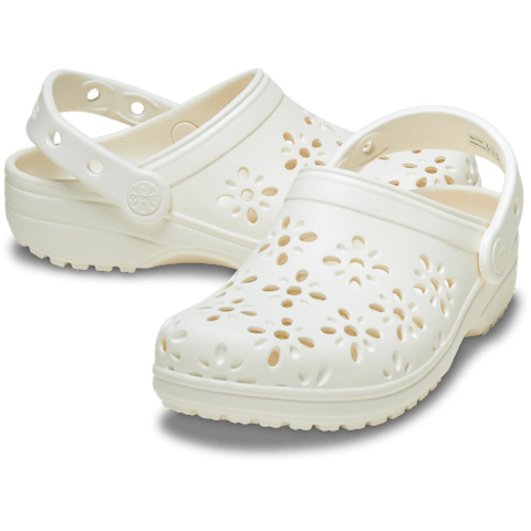 Crocs Classic Floral Cut-Out Clog