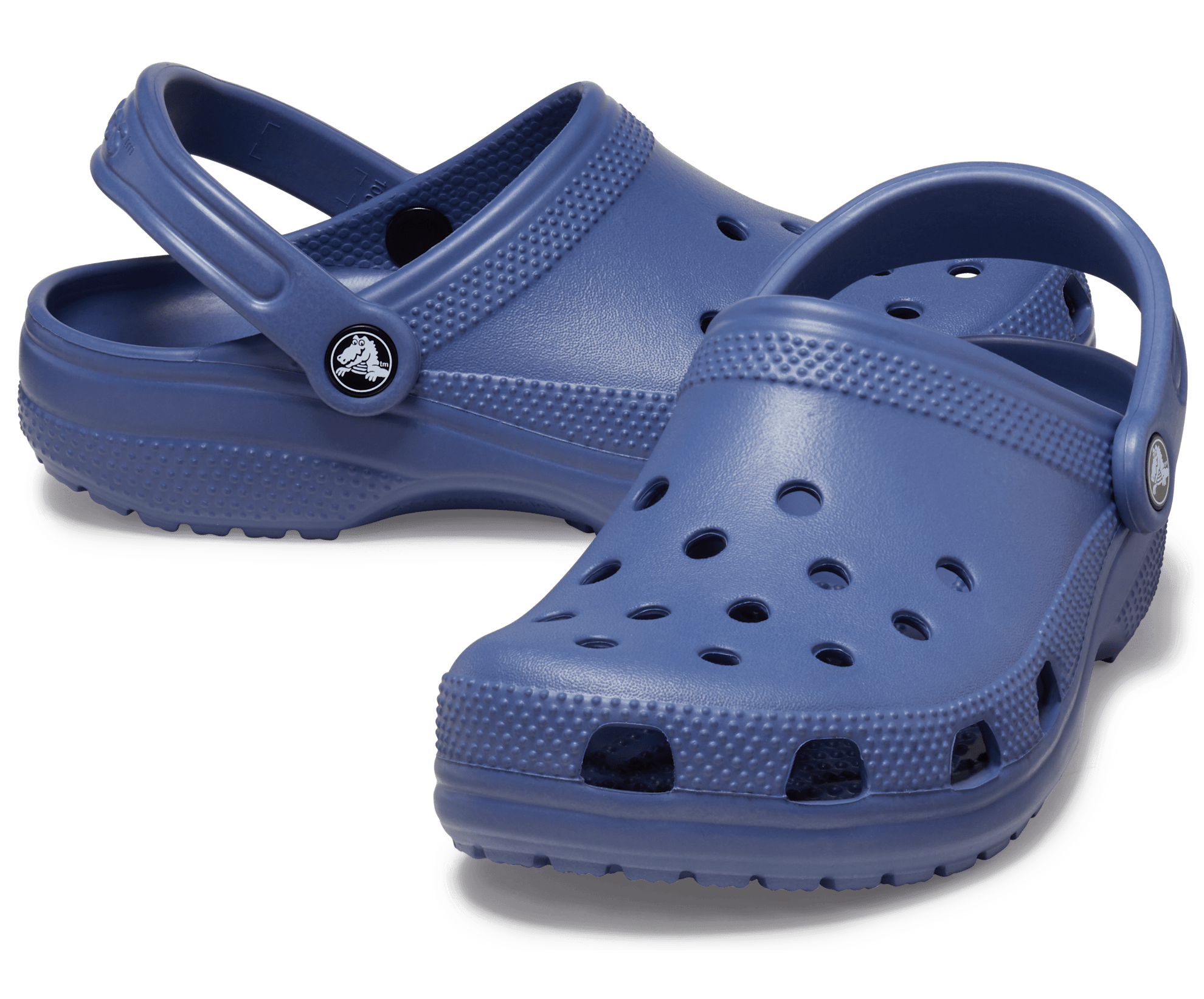 Metallic shop blue crocs