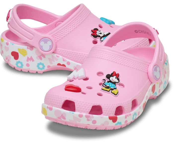 Crocs Toddlers' Mickey & Friends Minnie Classic Clogs