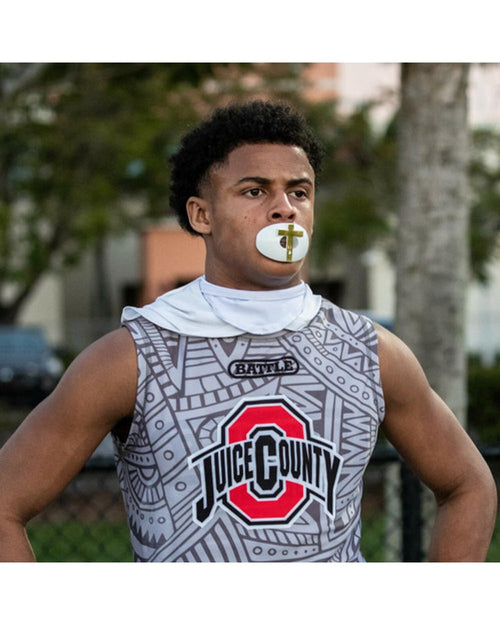 "Cross" Chrome Oxygen Football Mouthguard