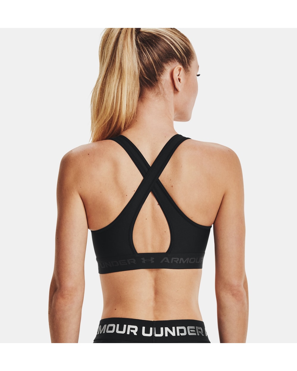Under Armour Women's Crossback Mid Sports Bra