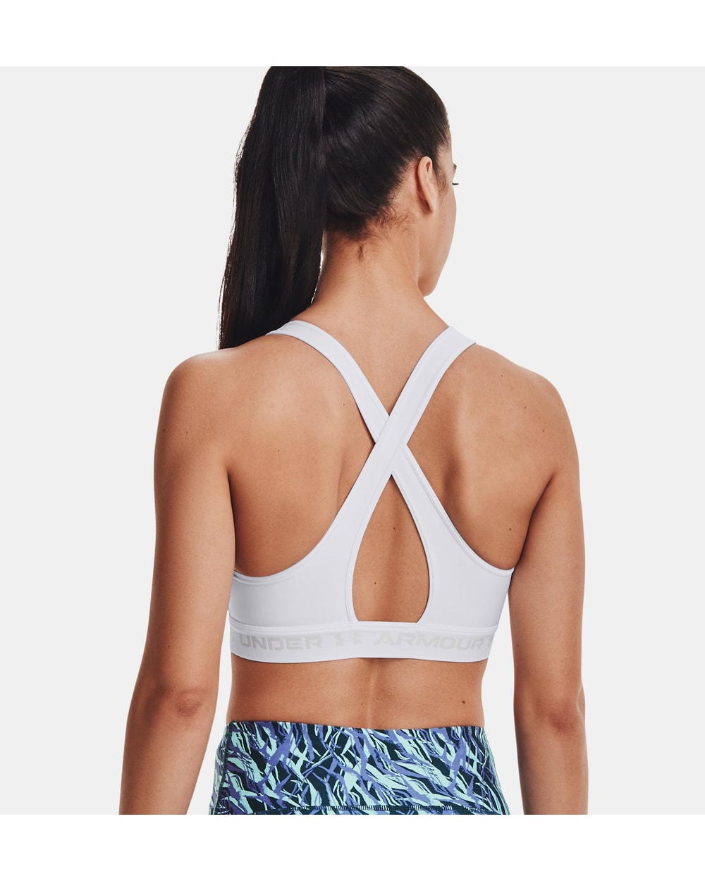 Under Armour Women's Crossback Mid Sports Bra