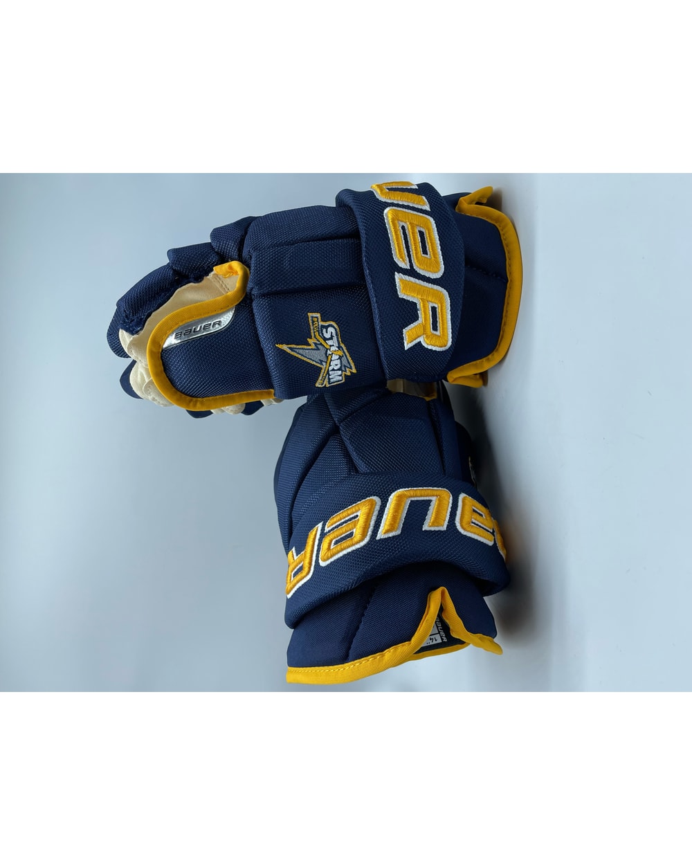 Bauer Senior Custom Team Vapor Pro Hockey Gloves- Grande Prairie Storm