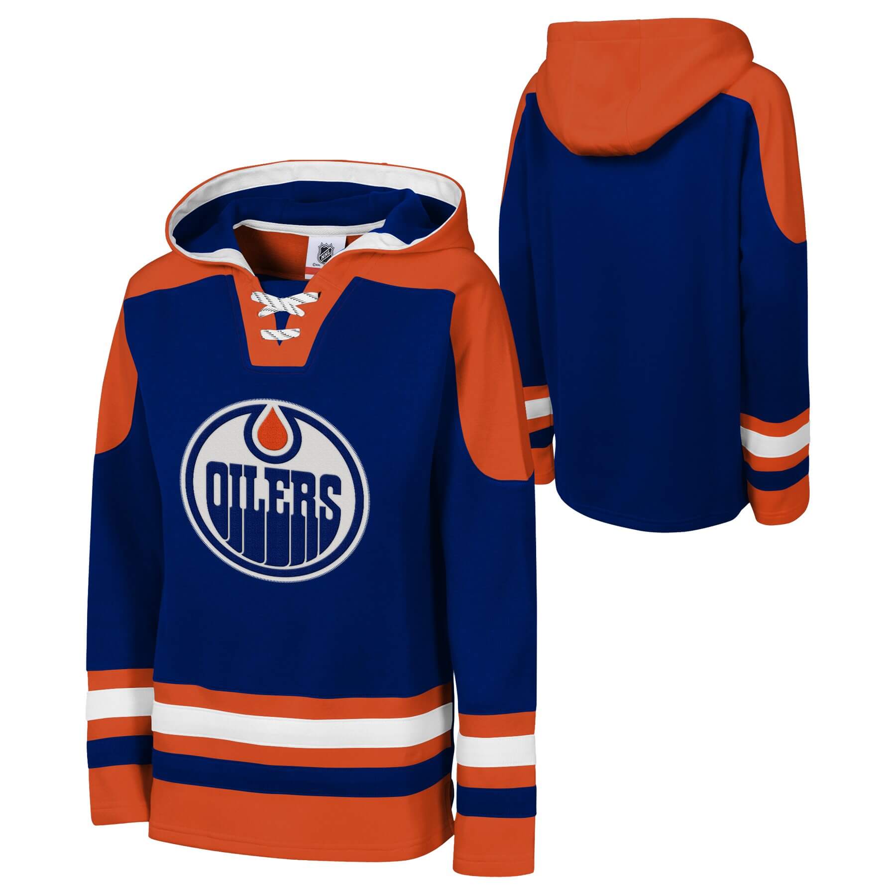 Outerstuff Youth Edmonton Oilers Ageless Must Have Lacer Hoodie