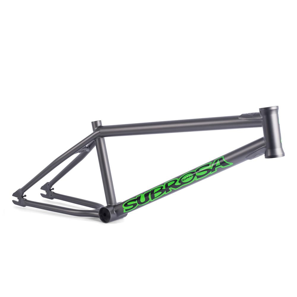 Subrosa Simo 2 BMX Frame 20.8" Smog Grey - Smog Grey, side view