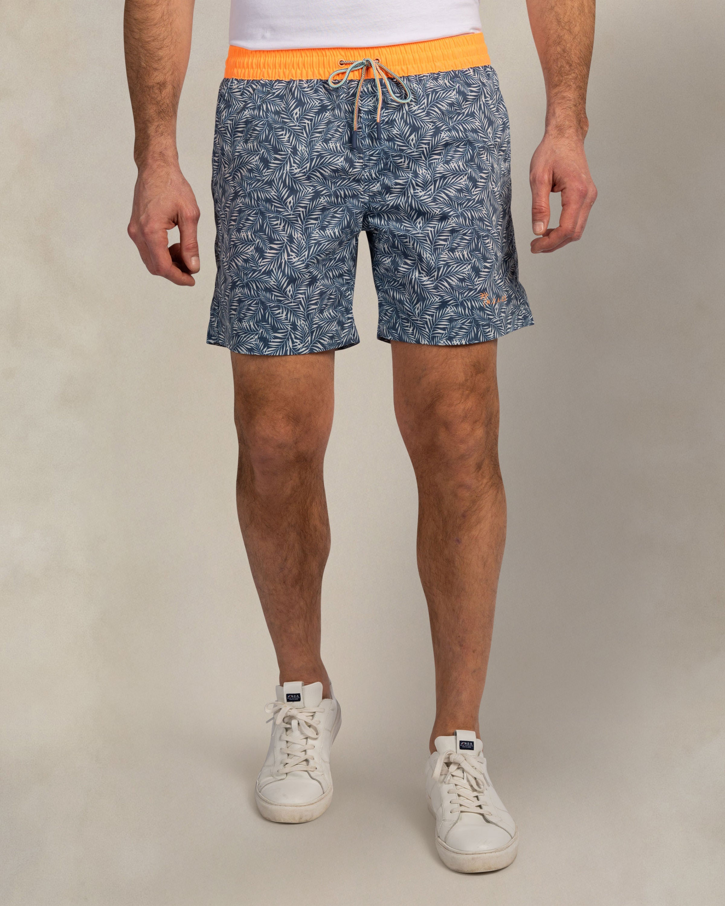 NZA 26CN652 Navy Sky swim shorts - front