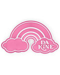 Dakine Da Rainbow Stomp Pad - Pink/White, front view