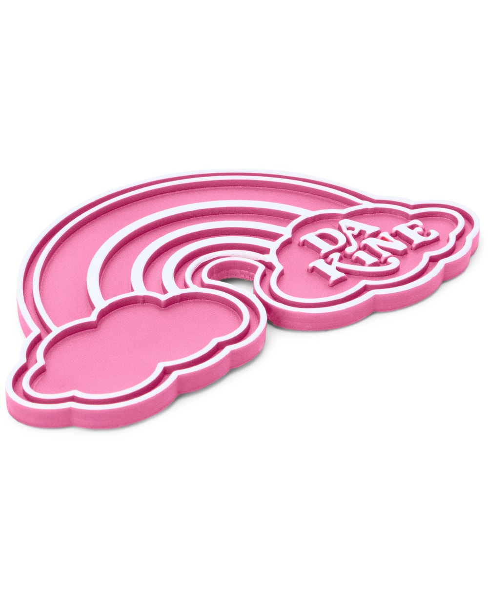Dakine Da Rainbow Stomp Pad - Pink/White, back view