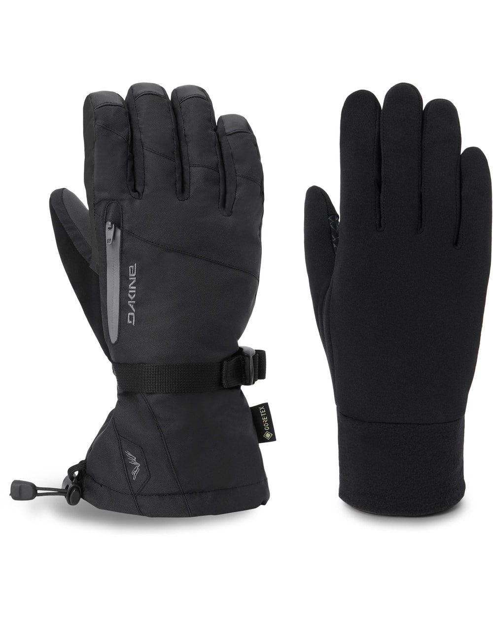 Dakine Men's Titan 2.0 Gore-Tex Gloves - Black, angled view
