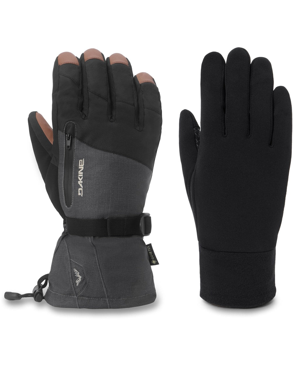 Dakine Men's Titan 2.0 Gore-Tex Gloves - Carbon Heather, angled view