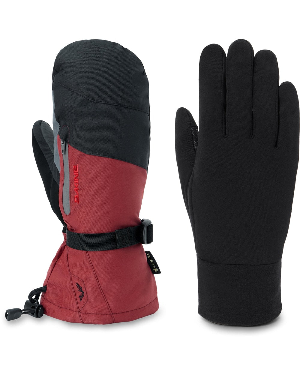 Dakine Men's Titan 2.0 Gore-Tex Mitts - Rosewood, angled view