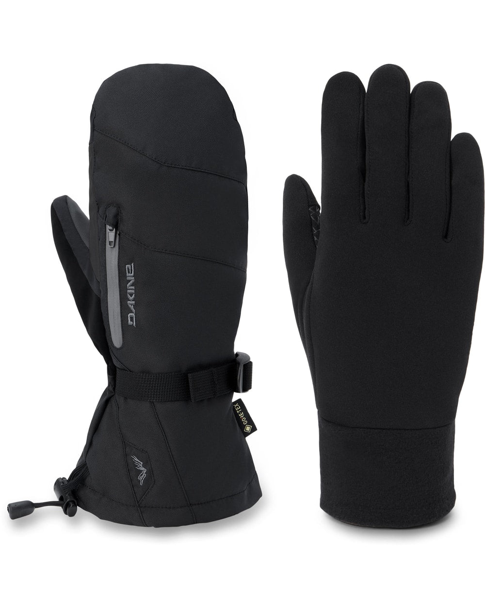 Dakine Men's Titan 2.0 Gore-Tex Mitts - Black, angled view