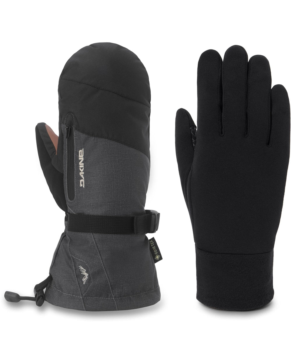 Dakine Men's Titan 2.0 Gore-Tex Mitts - Carbon Heather, angled view
