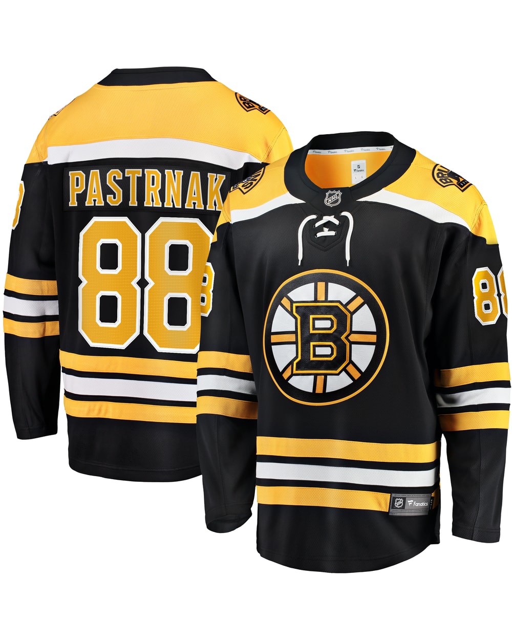 Fanatics Boston Bruins David Pastrnak Home Breakaway Jersey