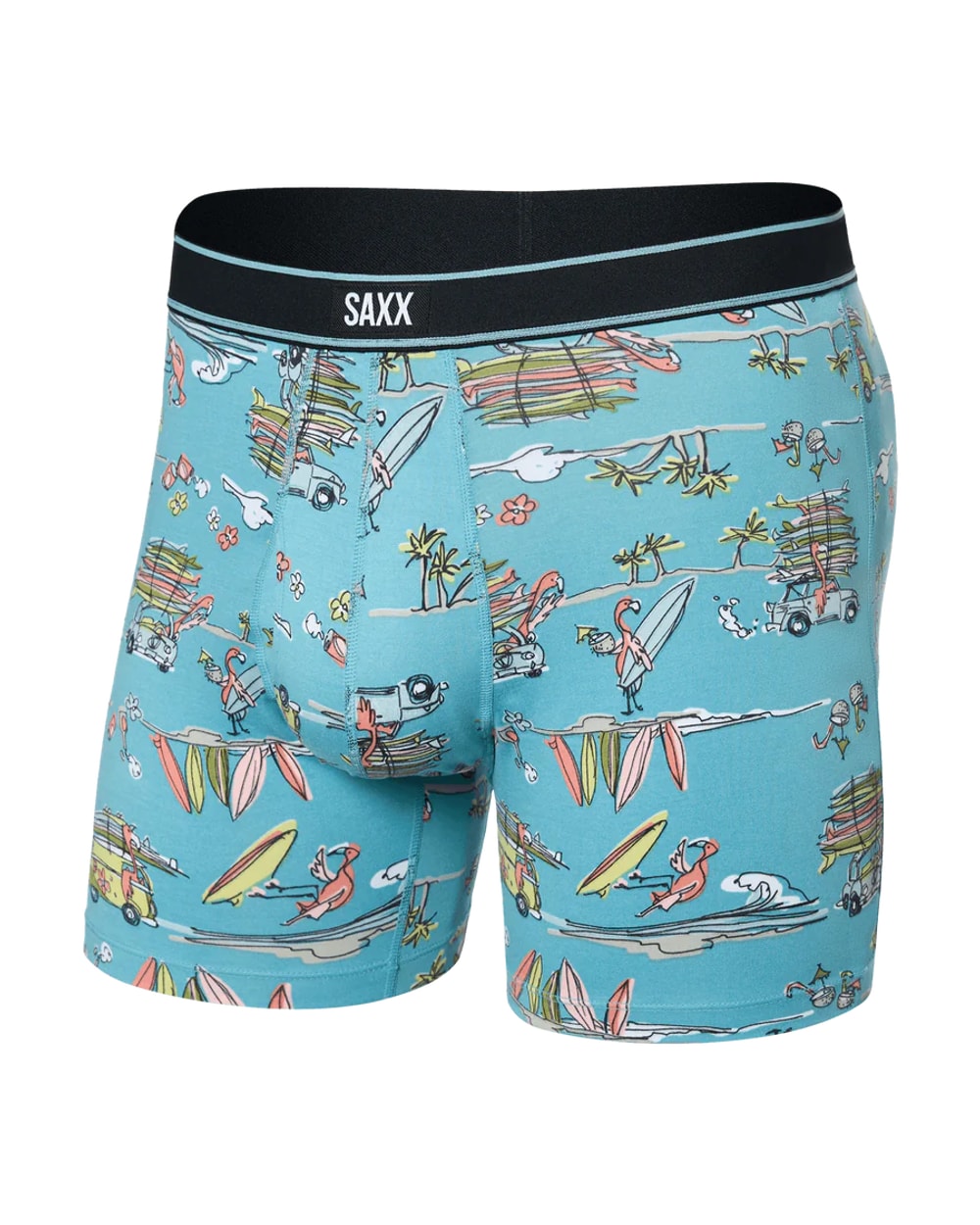 Daytripper Boxer Brief - Beach Or Bust - Reef Blue