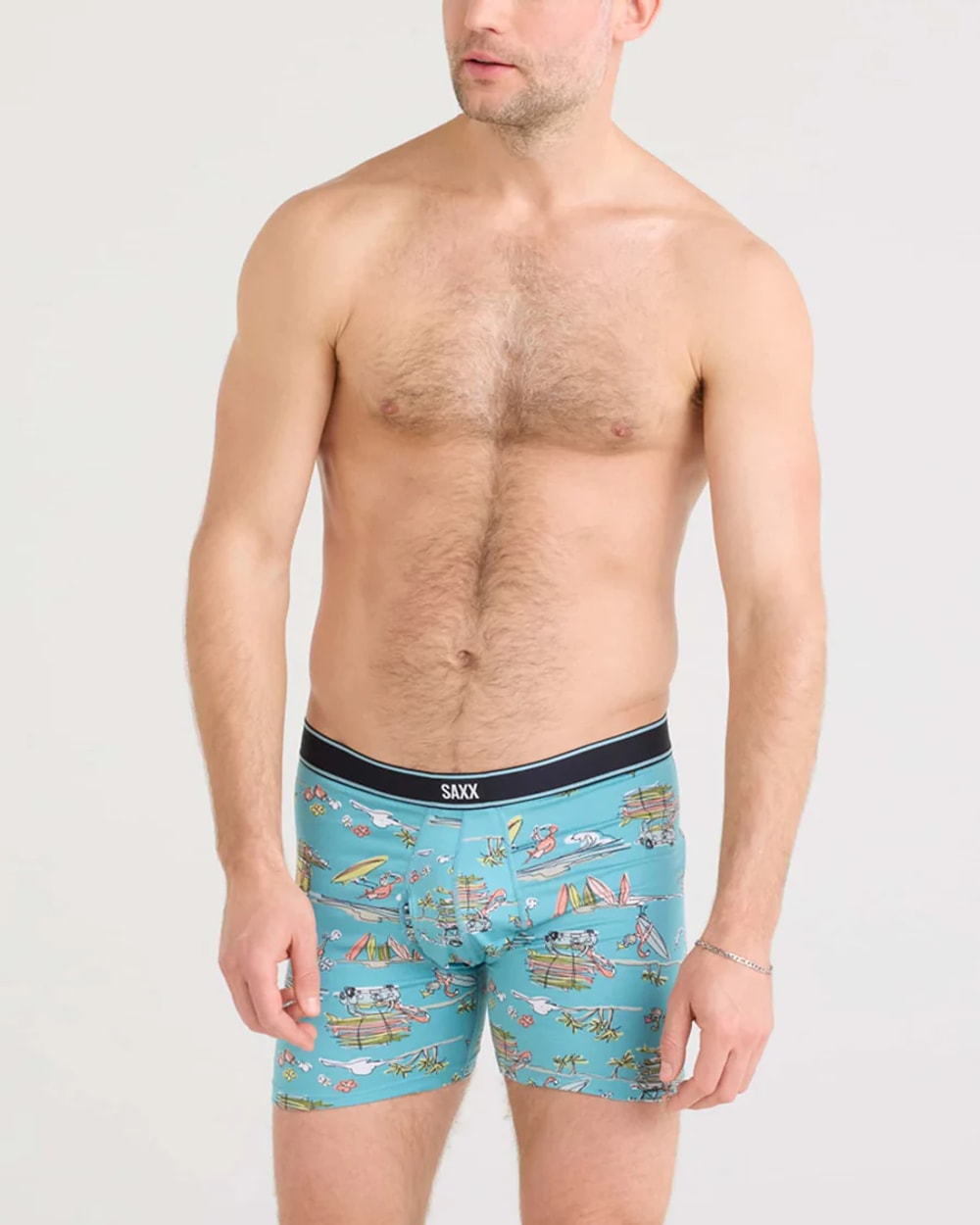 Daytripper Boxer Brief - Beach Or Bust - Reef Blue