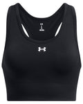UA Vanish Seamless Mid Sports Bra Black/White front