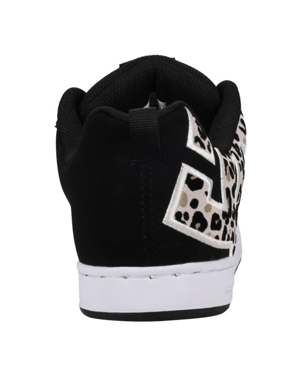 DC Women's Court Graffik Shoes in Black/Leopard