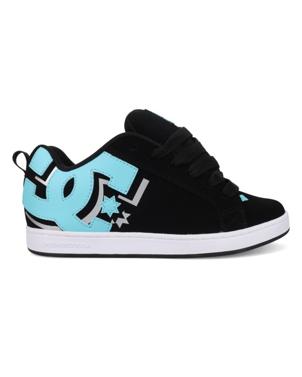 DC Women's Court Graffik Shoes in Black/Teal