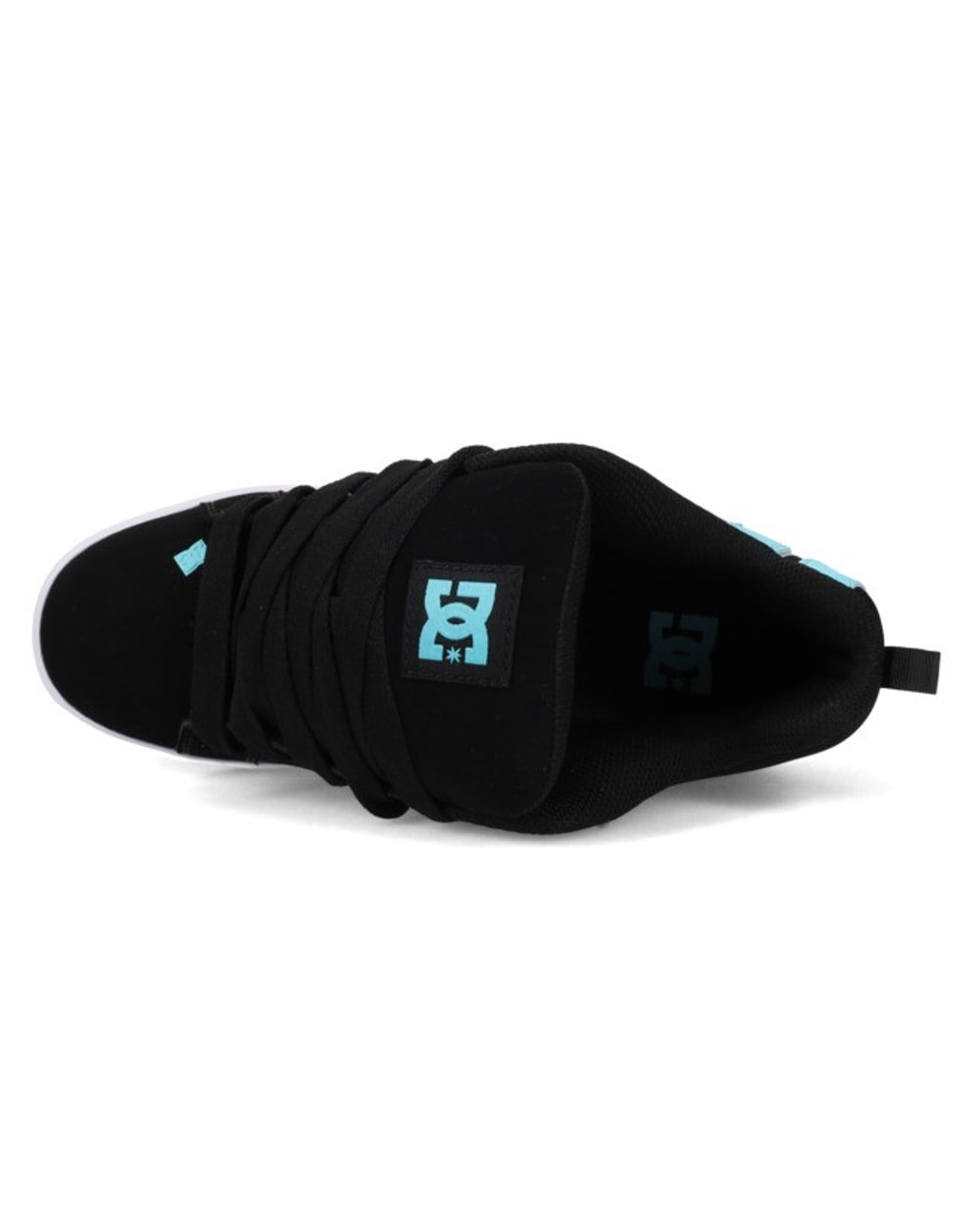 DC Women's Court Graffik Shoes in Black/Teal