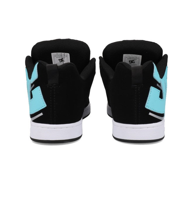 DC Women's Court Graffik Shoes in Black/Teal