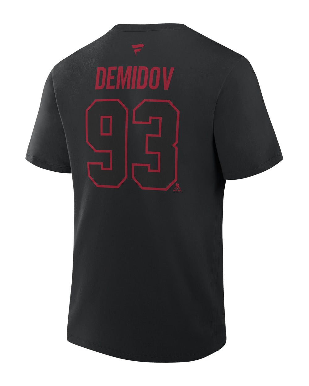 Fanatics Montreal Canadiens Authentic Stack T-Shirt - Demidov - BLACK, back view