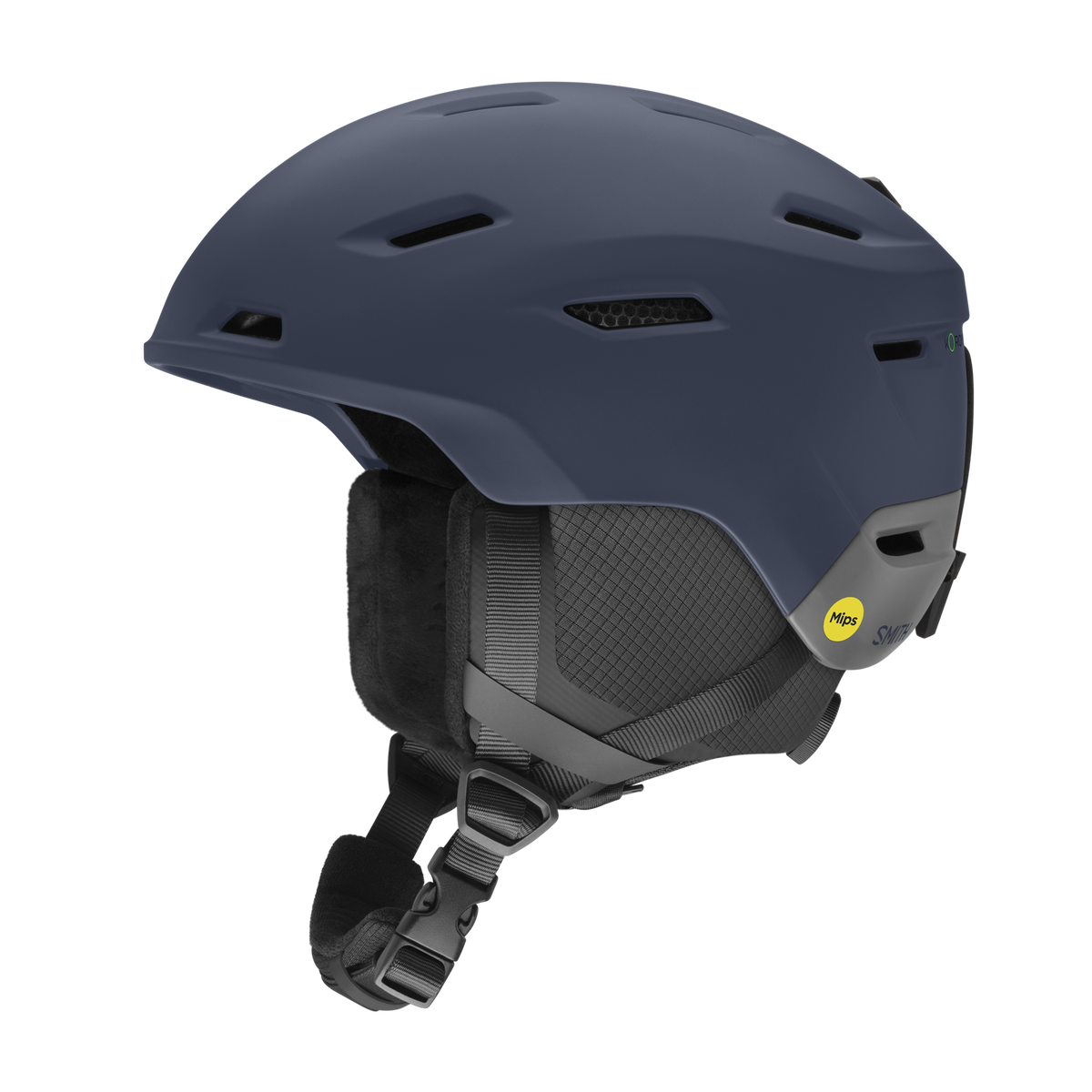 Smith Descend MIPS Helmet - Matte Royal Navy / Wolf Gray, 3/4 view