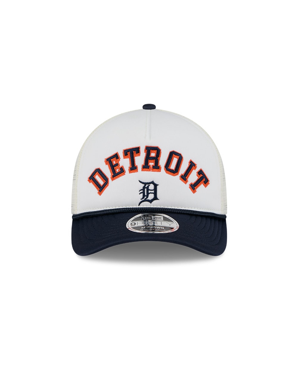 Detroit Tigers Chrome Arch 9FORTY M-Crown A-Frame Trucker Hat