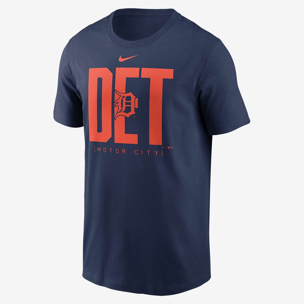 Nike Detroit Tigers Team Scoreboard T-Shirt - Navy, front