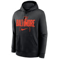 Nike Club Slack Hoodie - Baltimore Orioles - Black - front