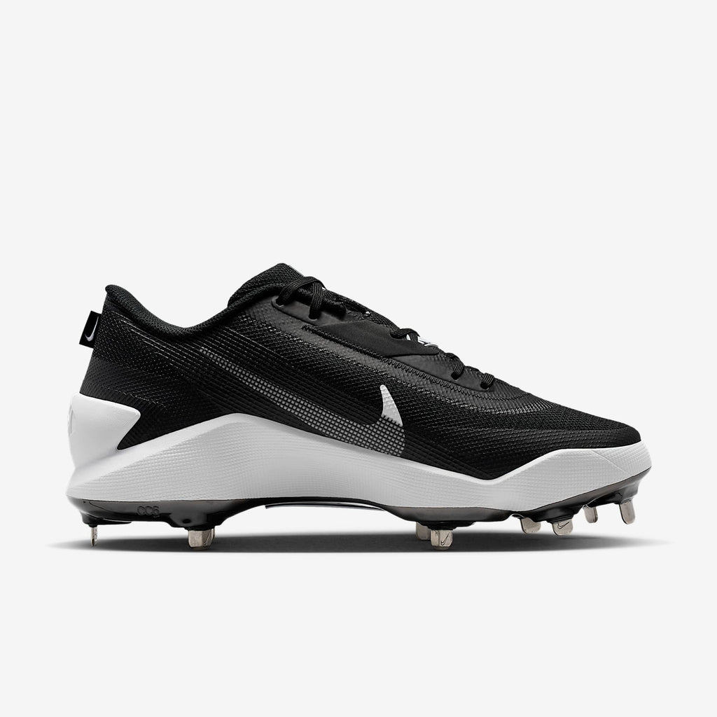 Nike Diamond Showcase MTL Baseball Cleats - Black/White - view 3