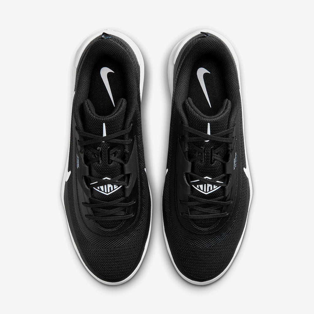 Nike Diamond Showcase MTL Baseball Cleats - Black/White - view 4