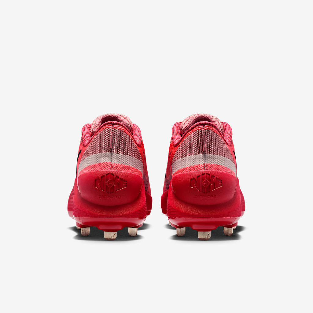 Nike Diamond Showcase MTL Baseball Cleats - Red Stardust/Bright Crimson/Silt Red/Black - view 6