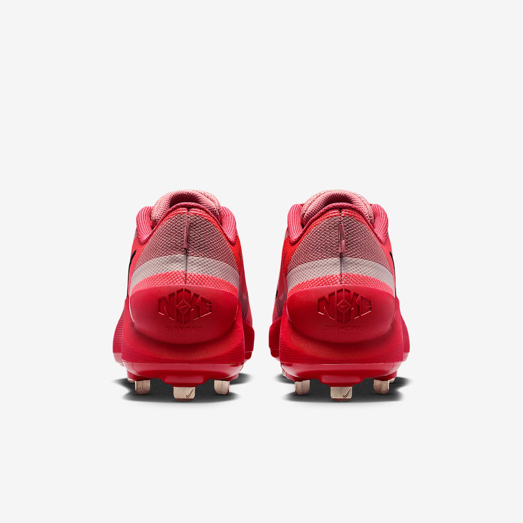 Nike Diamond Showcase MTL Baseball Cleats - Red Stardust/Bright Crimson/Silt Red/Black - view 6