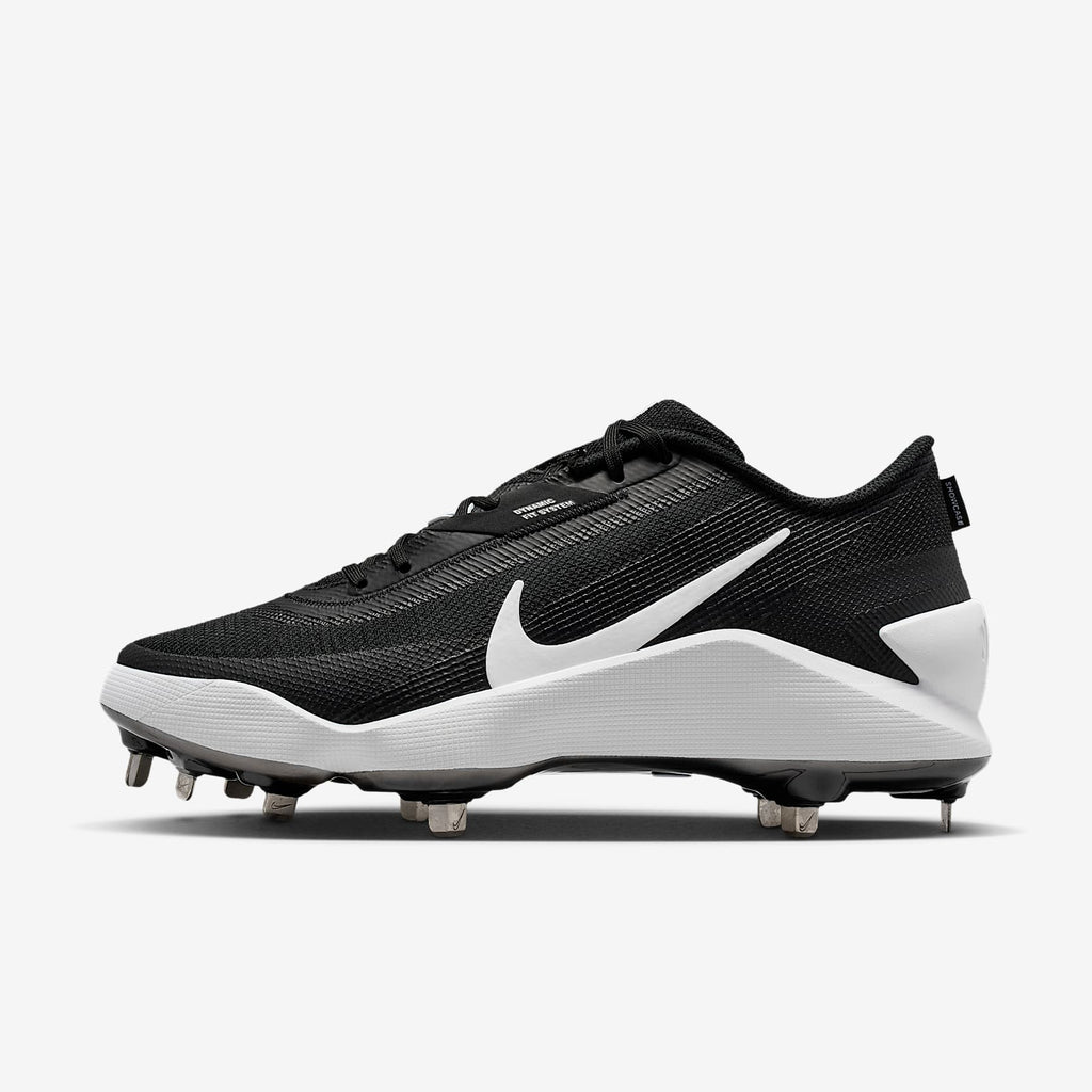 Nike Diamond Showcase MTL Baseball Cleats - Black/White - view 1