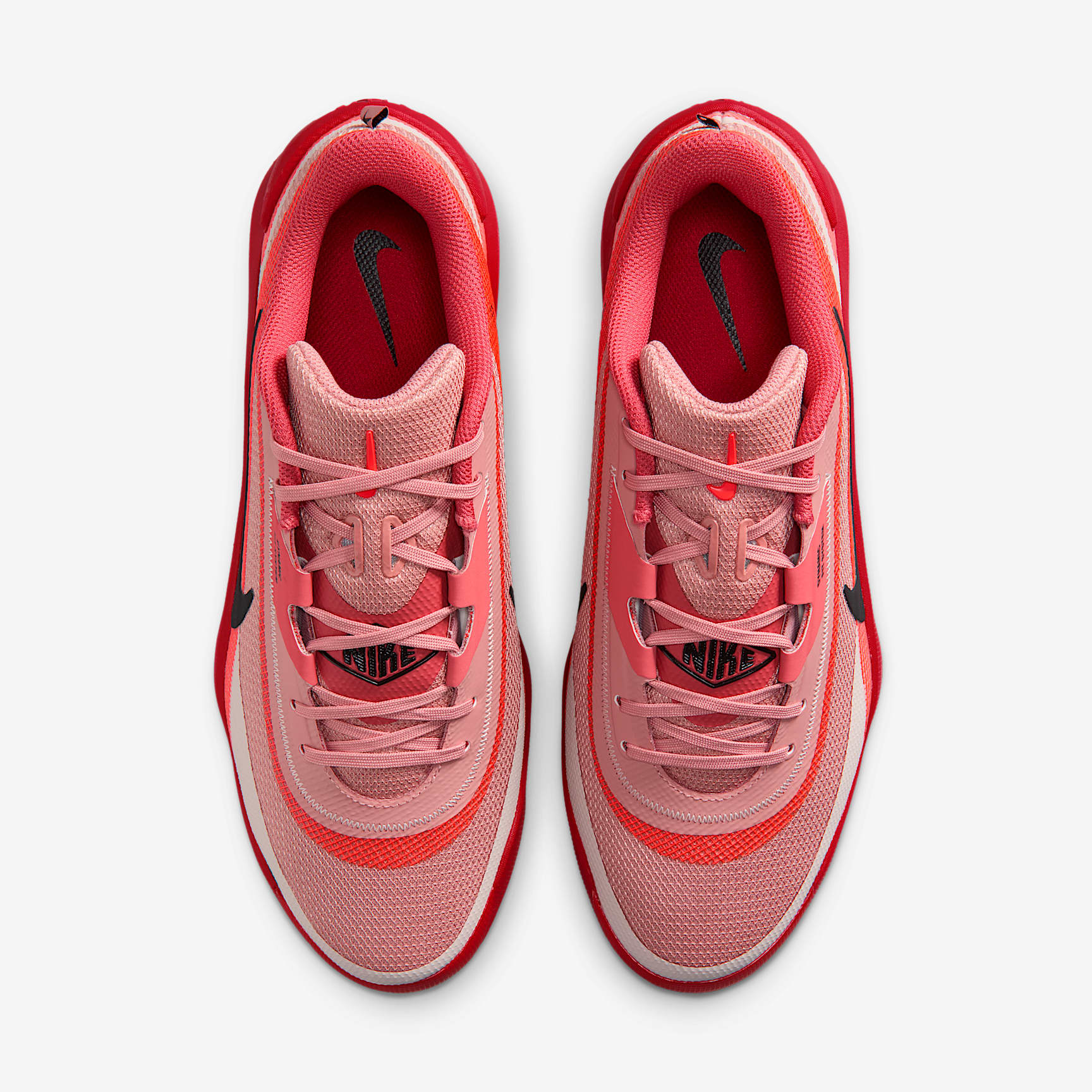 Nike Diamond Showcase MTL Baseball Cleats - Red Stardust/Bright Crimson/Silt Red/Black - view 4
