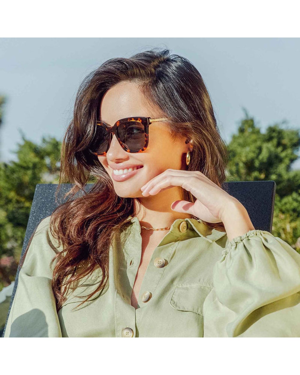 Diff Bella Polarized Sunglasses