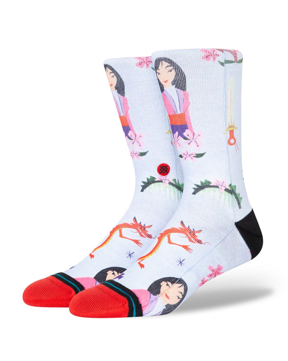Disney 100 X Estee Preda X Stance Mulan Crew Socks