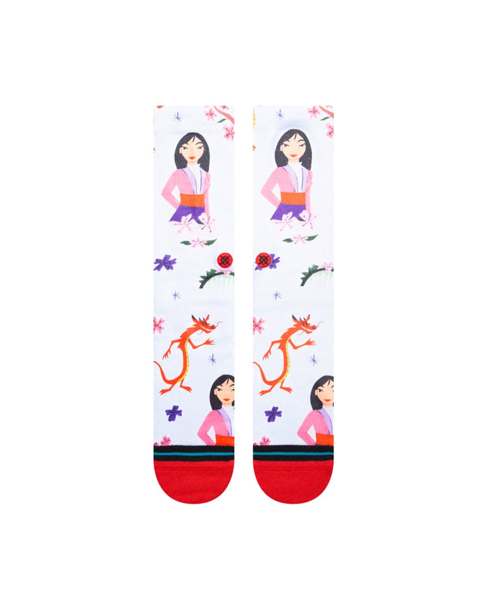 Disney 100 X Estee Preda X Stance Mulan Crew Socks